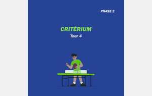 Tour 4 - Critérium 