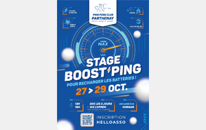 Stage Boost Octobre 2025