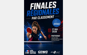 Finales par classement régionale