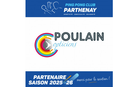 Notre sponsor Optique Poulain